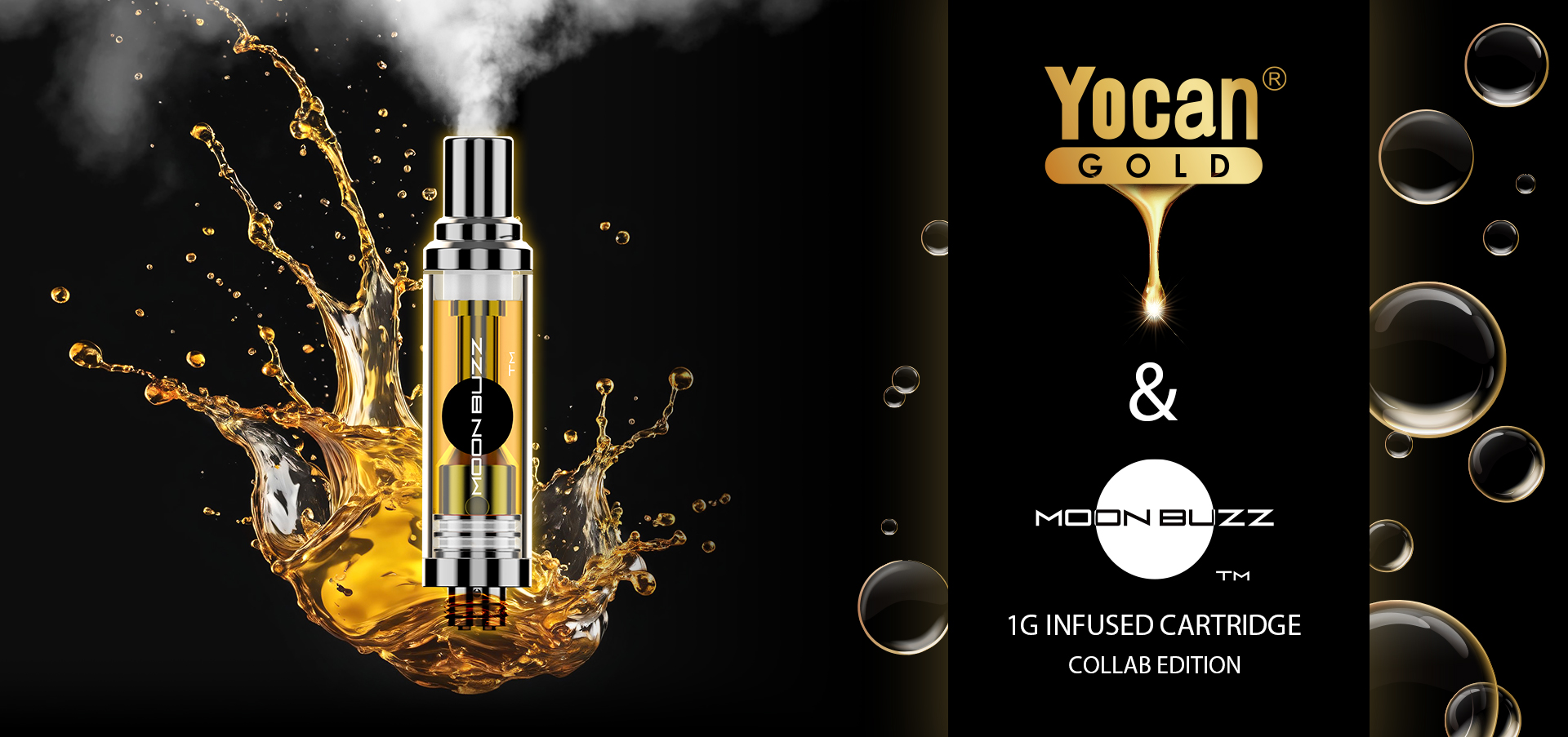 Yocan Gold-1G INFUSED CARTRIDGE-MOONBUZZ Edition